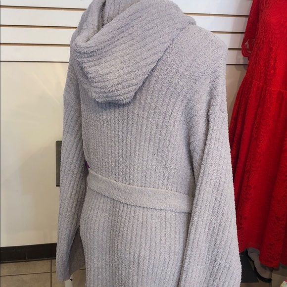 Softies Gray Belted Robe - Picture 4 of 6